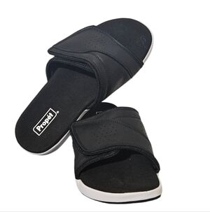 NWT Propet Emerson Men's Leather Slide Sandals.